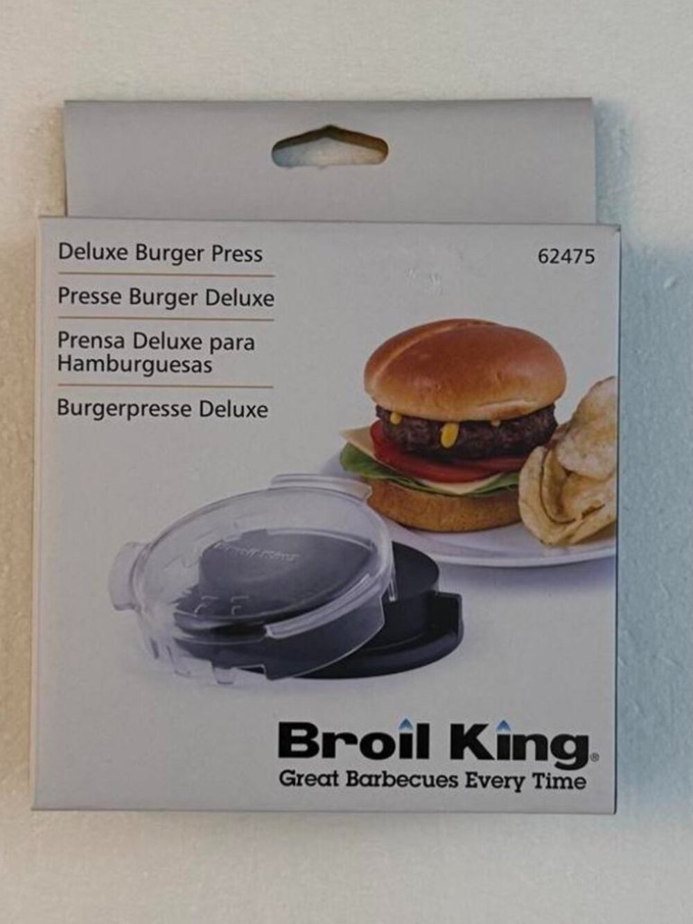 Broil King Deluxe Burger Press – New in Box